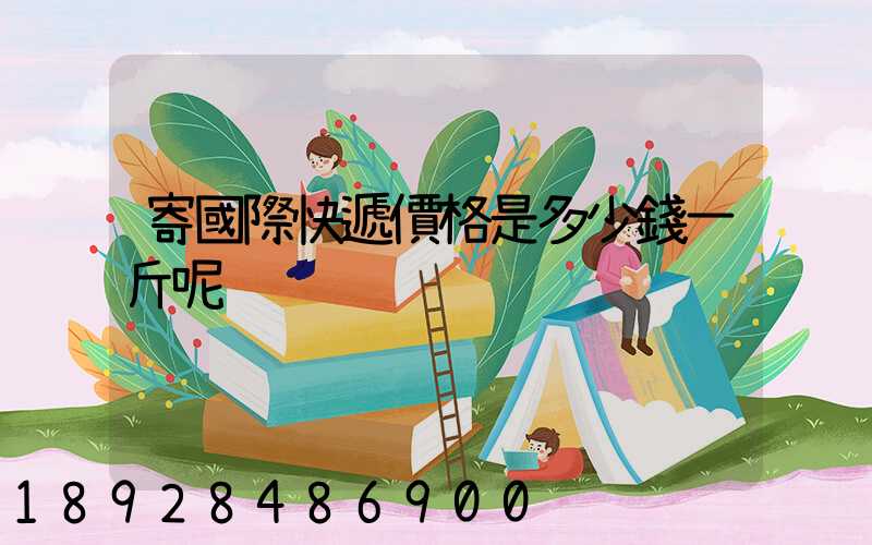 寄國際快遞價格是多少錢一斤呢